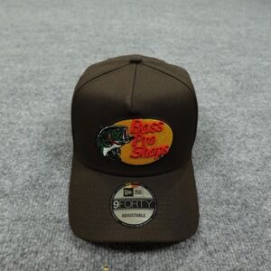 Bass Pro Shops Hat Cap Snap Back Mens One Size Brown New Era 9FORTY Adjustable